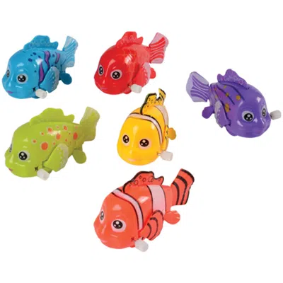 Us Toy Company Us Toy 4 Piece Tropical Fish Wind-ups - Pack Of 4