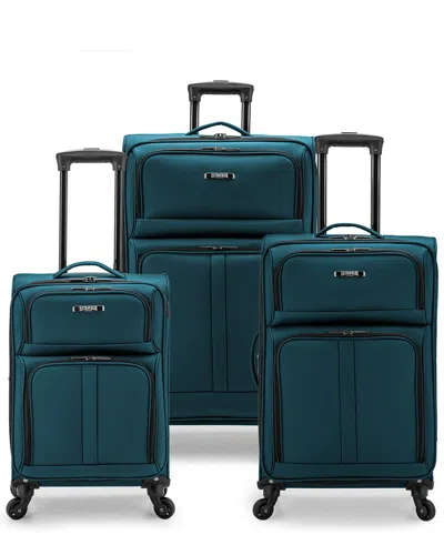 U.s. Traveler Anzio 3pc Softside Expandable Spinner Luggage Set