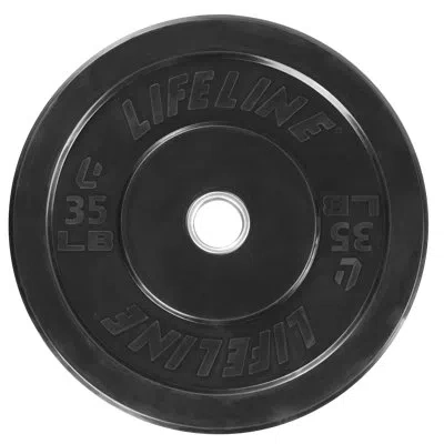 Us Weight Lifeline Fitness Rubber Olympic Bumper Plates