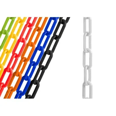 Us Weight Plastic Warning Chain In Blue