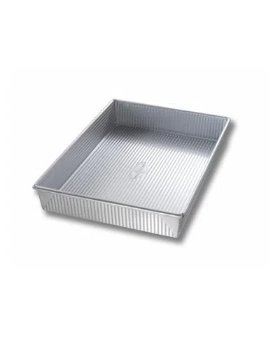 Usa Pan 9x13 Rectangular Cake Pan In Silver