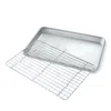 Usa Pan Quarter Sheet Baking Pan And Rack Set