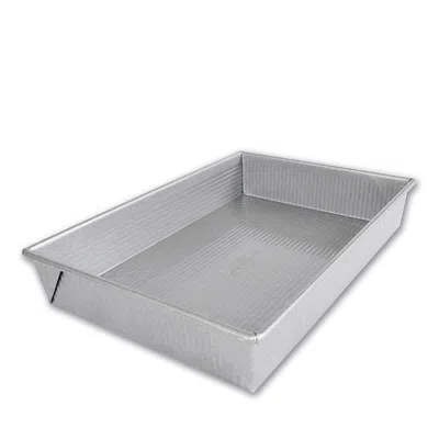 Usa Pan Rectangular Cake Pan In Gray