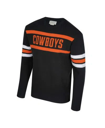 Uscape Apparel Men's And Women's Black Oklahoma State Cowboys Renew Knit Vintage Pullover Sweater