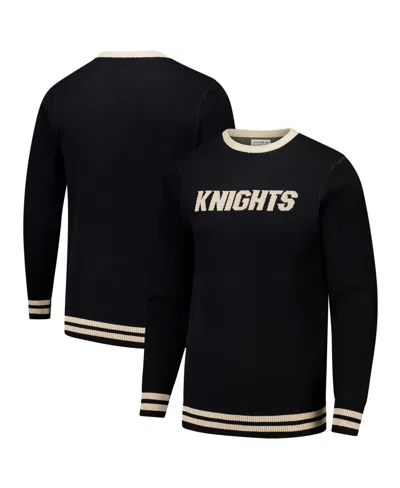 Uscape Apparel Men's And Women's Black Ucf Knights Renew Knit Vintage Pullover Sweater