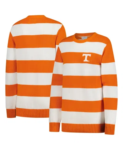 Uscape Apparel Men's And Women's Cream Tennessee Volunteers Renew Knit Stadium Sweater In Orange