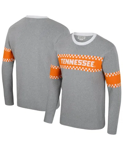 Uscape Apparel Men's And Women's Gray Tennessee Volunteers Renew Knit Vintage Pullover Sweater