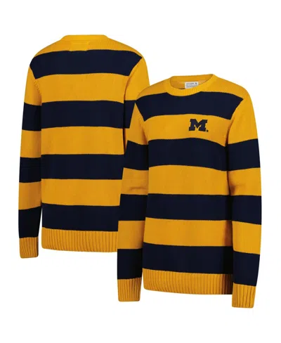 Uscape Apparel Men's And Women's Maize Michigan Wolverines Renew Knit Stadium Sweater In Multi