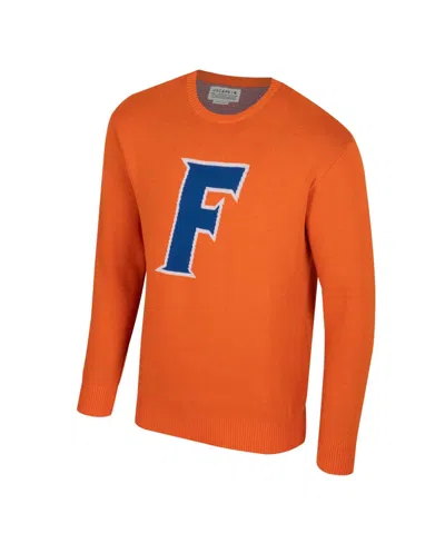 Uscape Apparel Men's And Women's Orange Florida Gators Renew Knit Vintage Pullover Sweater