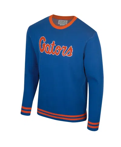 Uscape Apparel Men's And Women's Royal Florida Gators Renew Knit Vintage Pullover Sweater