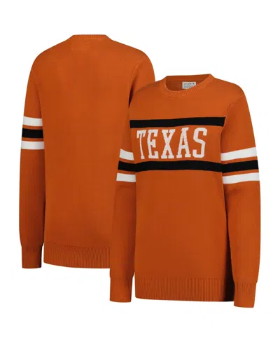 Uscape Apparel Men's And Women's Texas Orange Texas Longhorns Renew Knit Vintage Sweater