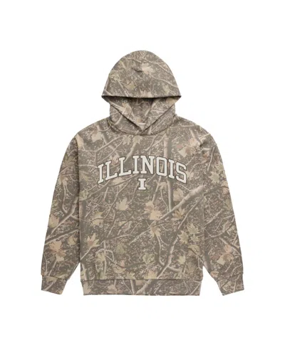 Uscape Apparel Men's Camo Illinois Fighting Illini Back Bay Fleece Hoodie In Multi
