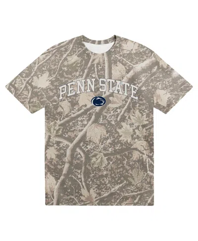 Uscape Apparel Men's Camo Penn State Nittany Lions Back Bay Heavyweight T-shirt In Neutral