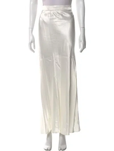 Pre-owned Usisi Sister Long Skirt In White