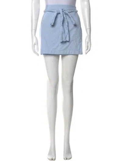 Pre-owned Usisi Sister Mini Skirt In Blue