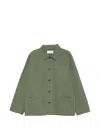 Uskees Button Pocket Jacket In Green