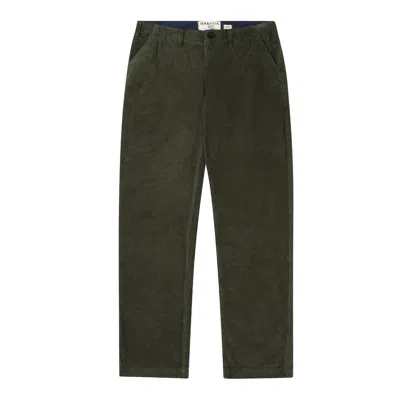 Uskees Men's 5005 Cord Workwear Pants – Vine Green In Black