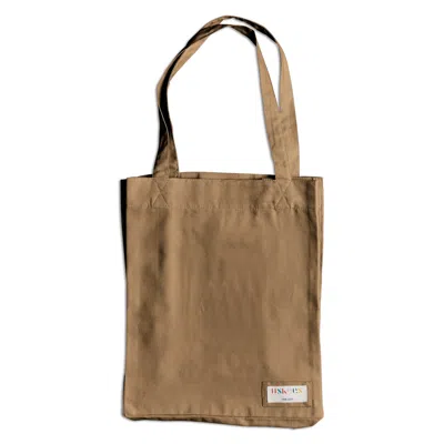 Uskees Men's Brown The 4002 Small Organic Tote Bag - Khaki