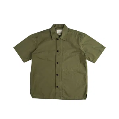 Uskees Men's Green 6003 Lightweight Short Sleeve Shirt - Olive