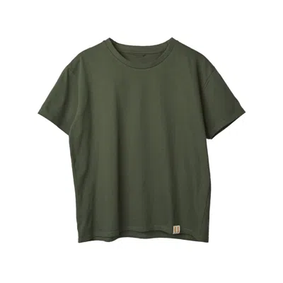 Uskees Men's Green T-shirt - Coriander
