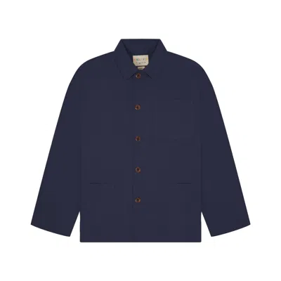 Uskees Men's Overshirt - Midnight Blue