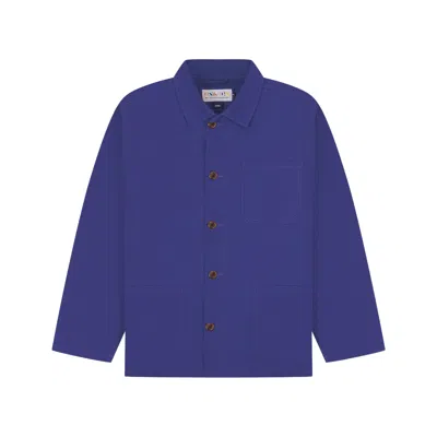 Uskees Men's Overshirt - Ultra Blue