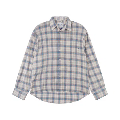 Uskees Men's Timber Leah Shirt - Blue Pebble Plaid