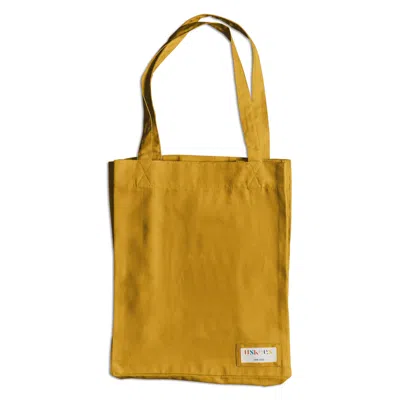 Uskees Men's Yellow / Orange The 4002 Small Organic Tote Bag - Yellow In Yellow/orange