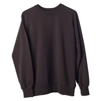 Uskees The 7005 Sweatshirt - Faded Black In Brown