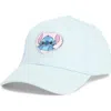 Uspa Accessories Kids' Disney Stitch Heart Adjustable Baseball Cap In Blue