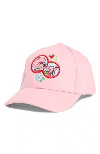 Uspa Accessories Kids' Strawberry Shortcake Adjustable Baseball Cap In Pink