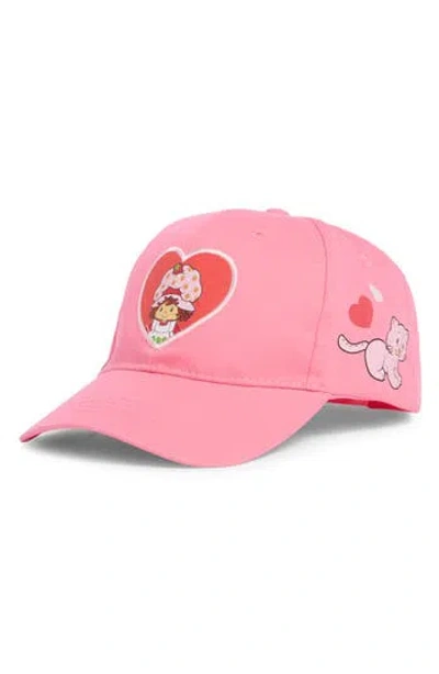 Uspa Accessories Kids' Strawberry Shortcake Custard Baseball Cap In Pink