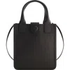 Uspa Accessories Leather Top Handle Bag In Black