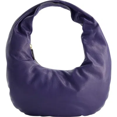 Uspa Accessories Rounded Pillow Shoulder Bag In Midnight