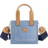 Uspa Accessories Small Denim Tote In Denim