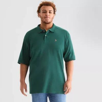 Uspa U.s. Polo Assn. Big And Tall Mens Classic Fit Short Sleeve Polo Shirt In Green