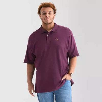 Uspa U.s. Polo Assn. Big And Tall Mens Classic Fit Short Sleeve Polo Shirt In Purple