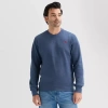 Uspa U.s. Polo Assn. Crew Fleece Mens Crew Neck Long Sleeve Embroidered Sweatshirt In Blue