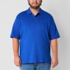 Uspa U.s. Polo Assn. Interlock Big And Tall Mens Classic Fit Short Sleeve Polo Shirt In Blue