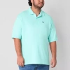 Uspa U.s. Polo Assn. Interlock Big And Tall Mens Classic Fit Short Sleeve Polo Shirt In Blue