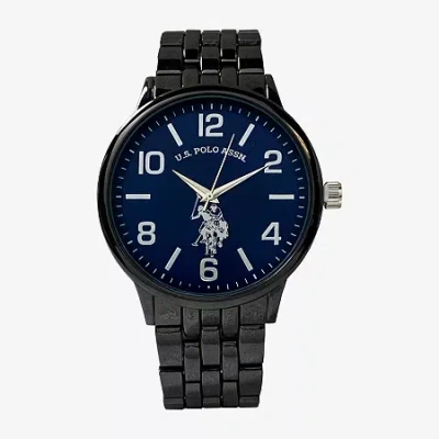 Uspa U.s. Polo Assn. Mens Black Bracelet Watch Usc80984jc In Blue