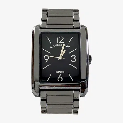 Uspa U.s. Polo Assn. Mens Black Bracelet Watch Usc80985jc In Gray