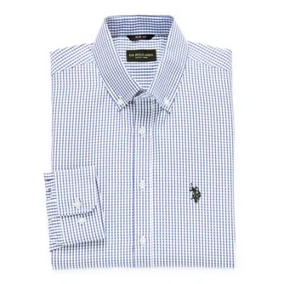 Uspa U.s. Polo Assn. Mens Slim Fit Stretch Fabric Long Sleeve Dress Shirt In White