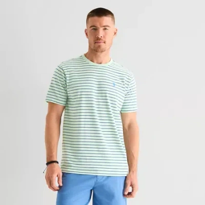 Uspa U.s. Polo Assn. Stretch Mens Crew Neck Short Sleeve T-shirt In Green