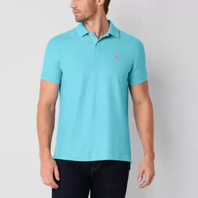 Uspa U.s. Polo Assn. Ultimate Pique Mens Classic Fit Short Sleeve Polo Shirt In Blue