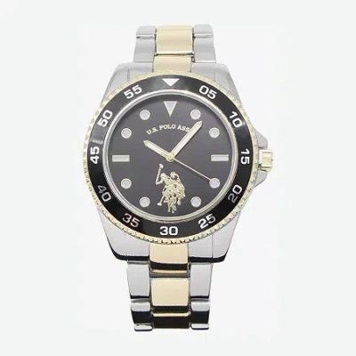 Uspa U.s. Polo Assn. Us Polo Assn. Mens Two Tone Strap Watch Usc80726jc In Transparent