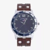 Uspa U.s. Polo Assn. Us Polo Mens Brown Strap Watch Us5293jc In Burgundy