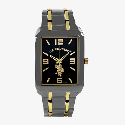 Uspa U.s. Polo Assn. Uspolo Unisex Adult Black Bracelet Watch Usc80120jc In Transparent