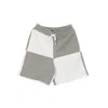 Usual Bigcheck Short Men's Tracksuit Pants White/grey In White/grey