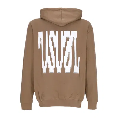 Usual Digi Hoodie Brown Men's Hoodie